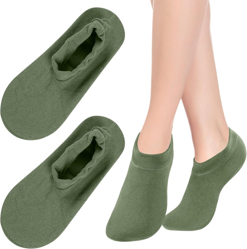 Pedobi Castor Oil Pack Wrap for Feet, Castor Oil Pack Wrap Organic Cotton for Women，Castor Oil Pack Kit for Feet Arthritis and Feet Tingling feet Cracking, Moisturizing Feet Green(Oil Not Include) - Image 1